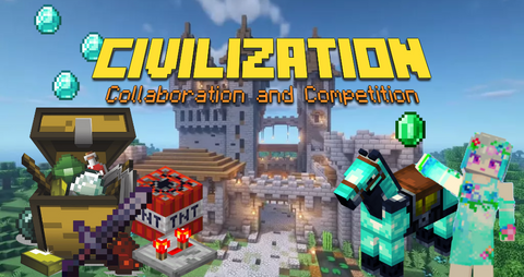 Build a Civilization Together in Minecraft™