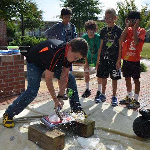 Breaking the ice at Smile Summer Camp in Raleigh, NC