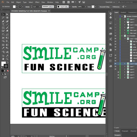 Using Adobe Design at Smile Summer Camp in Raleigh, NC